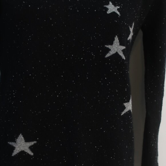 Womens Project Black, Silver Stars Sweater S - Picture 3 of 8